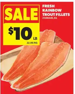 Real Canadian Superstore FRESH RAINBOW TROUT FILLETS offer