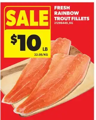 Real Canadian Superstore FRESH RAINBOW TROUT FILLETS offer