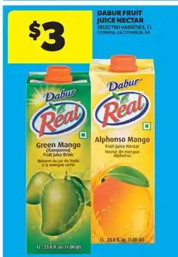 Real Canadian Superstore DABUR FRUIT JUICE NECTAR offer