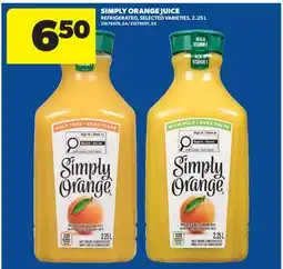 Real Canadian Superstore SIMPLY ORANGE JUICE offer