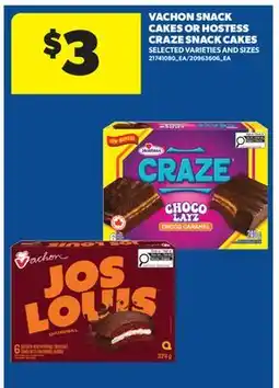 Real Canadian Superstore VACHON SNACK CAKES OR HOSTESS CRAZE SNACK CAKES offer