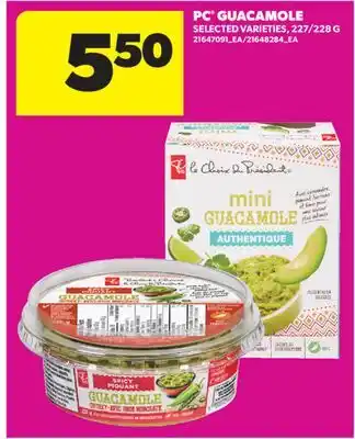 Real Canadian Superstore PC GUACAMOLE, 227/228 G offer