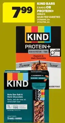 Real Canadian Superstore KIND BARS, 5 X40 G OR PROTEIN+, 4X62 G offer