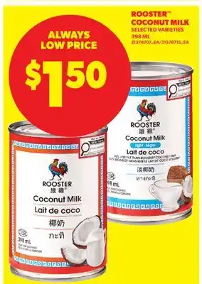 Real Canadian Superstore ROOSTER COCONUT MILK offer