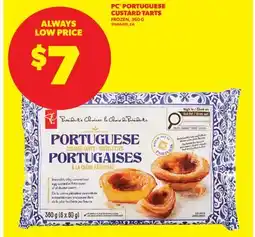 Real Canadian Superstore PC PORTUGUESE CUSTARD TARTS offer