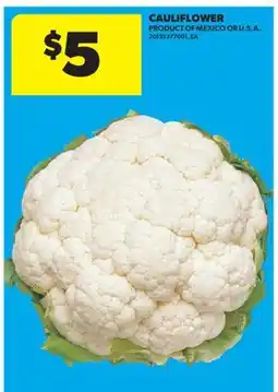 Real Canadian Superstore CAULIFLOWER offer