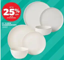 Real Canadian Superstore PC 12 PIECE DINNERWARE SETS offer