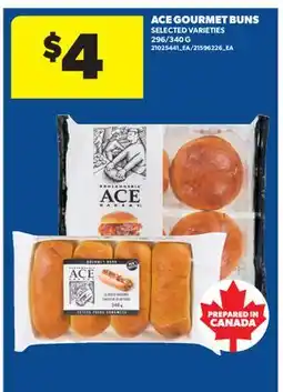 Real Canadian Superstore ACE GOURMET BUNS, 296/340 G offer