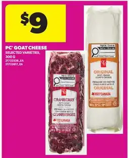 Real Canadian Superstore PC GOAT CHEESE offer