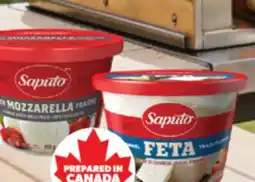 Real Canadian Superstore SAPUTO SMALL TUBS, 140G-200G offer