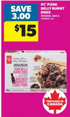 Real Canadian Superstore PC PORK BELLY BURNT ENDS offer
