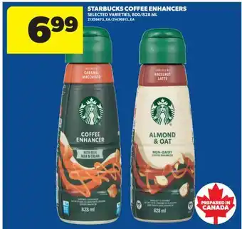 Real Canadian Superstore STARBUCKS COFFEE ENHANCERS, 800/828 ML offer