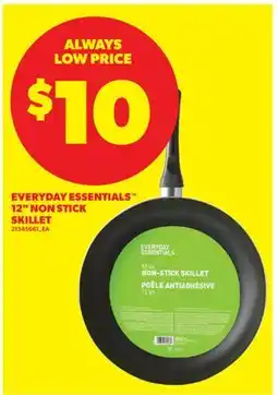 Real Canadian Superstore EVERYDAY ESSENTIALS 12 NON STICK SKILLET offer
