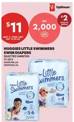 Real Canadian Superstore HUGGIES LITTLE SWIMMERS SWIM DIAPERS, 17-20'S offer