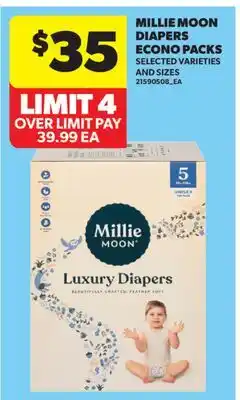 Real Canadian Superstore MILLIE MOON DIAPERS ECONO PACKS offer