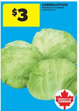 Real Canadian Superstore ICEBERG LETTUCE offer