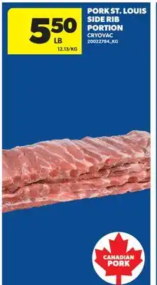 Real Canadian Superstore PORK ST. LOUIS SIDE RIB PORTION offer