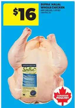 Real Canadian Superstore SUFRA HALAL WHOLE CHICKEN offer