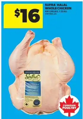 Real Canadian Superstore SUFRA HALAL WHOLE CHICKEN offer
