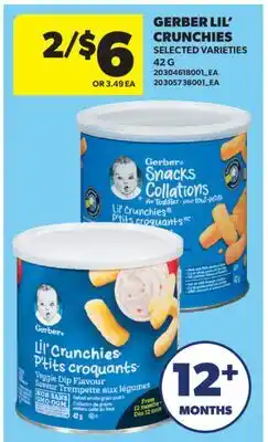 Real Canadian Superstore GERBER LIL' CRUNCHIES offer