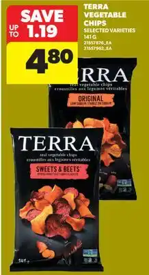 Real Canadian Superstore TERRA VEGETABLE CHIPS offer