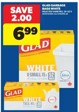 Real Canadian Superstore GLAD GARBAGE BAGS, 30-52'S offer