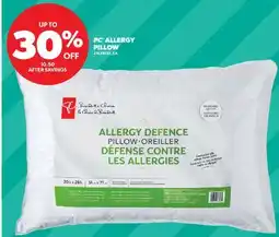 Real Canadian Superstore PC ALLERGY PILLOW offer