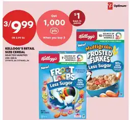 Real Canadian Superstore KELLOGG'S RETAIL SIZE CEREAL offer