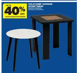 Real Canadian Superstore LIFE AT HOME OUTDOOR ACCENT TABLES offer