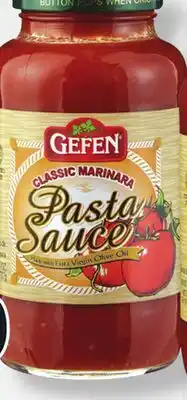 Metro GEFEN PIZZA OR PASTA SAUCE offer
