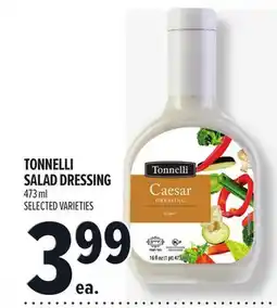 Metro TONNELLI SALAD DRESSING offer