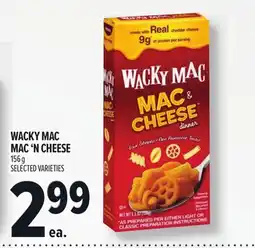 Metro WACKY MAC MAC 'N CHEESE offer