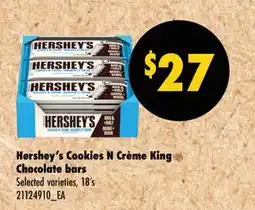 Wholesale Club COOKIES N CRÈME KING CHOCOLATE BARS, 18'S offer