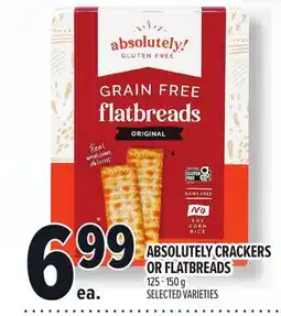Metro ABSOLUTELY CRACKERS OR FLATBREADS offer