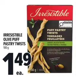Metro IRRESISTIBLE OLIVE PUFF PASTRY TWISTS offer