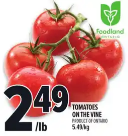 Metro TOMATOES ON THE VINE offer
