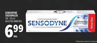 Metro SENSODYNE TOOTHPASTE offer