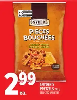 Metro SNYDER'S PRETZELS offer