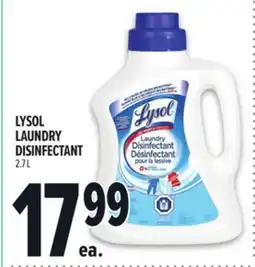 Metro LYSOL LAUNDRY DISINFECTANT offer
