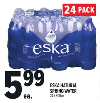 Metro ESKA NATURAL SPRING WATER offer