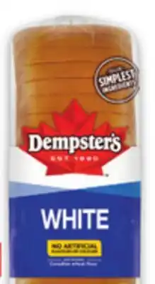 Metro DEMPSTER'S WHITE, 100% WHOLE WHEAT BREADS OR BAGELS offer