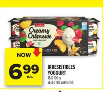 Metro IRRESISTIBLES YOGOURT offer