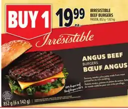 Metro IRRESISTIBLE BEEF BURGERS offer