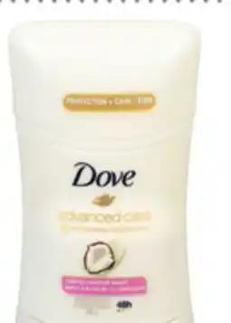Metro DOVE ANTIPERSPIRANT DEODORANT offer