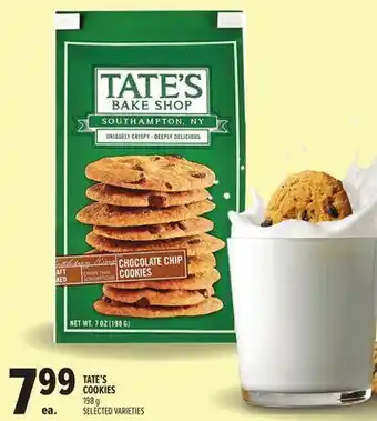 Metro TATE'S COOKIES offer