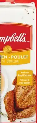 Metro CAMPBELL'S BROTH OR SOUP offer
