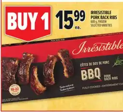 Metro IRRESISTIBLE PORK BACK RIBS offer