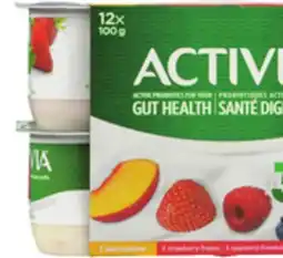 Metro ACTIVIA MULTI YOGOURT 12×100 G OR SILK PROTEIN SOY BEVERAGE 1,42 L offer