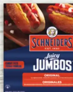 Metro SCHNEIDERS JUICY JUMBOS OR RED HOT WIENERS offer