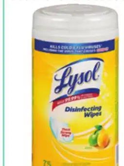 Metro LYSOL DISINFECTING WIPES offer
